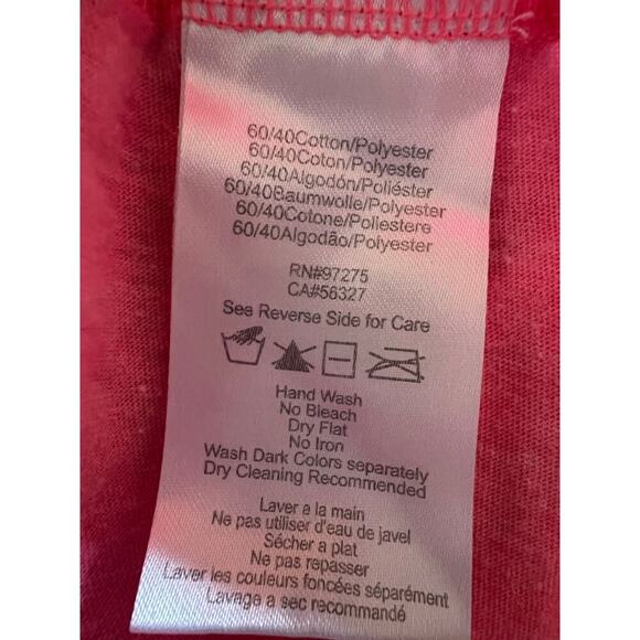 Fox Racing pink tank top with crochet lace on back, women's size XL - Picture 8 of 9